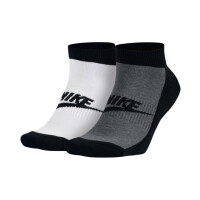 Skarpetki męskie Nike FUTURA NO SHOW SOCKS 2P SX5481900 Wielokolorowe - Rozmiar S
