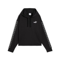 Bluza damska Puma ESS TAPE COMFORT CROP HOODIE TR 68501101 Czarna - Rozmiar M