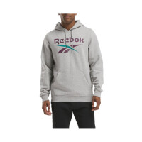 Bluza męska Reebok IDENTITY BIG LOGO FLEECE HOODIE 100206026 Szara - Rozmiar M