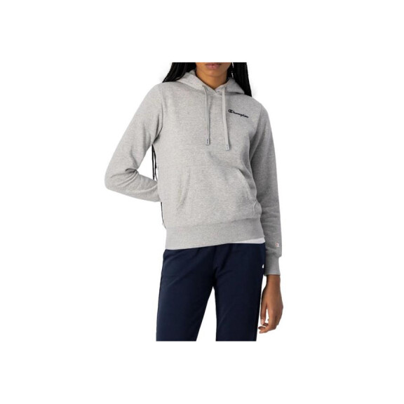 Bluza damska Champion HOODED SWEATSHIRT 115395EM006 Szara - Rozmiar L
