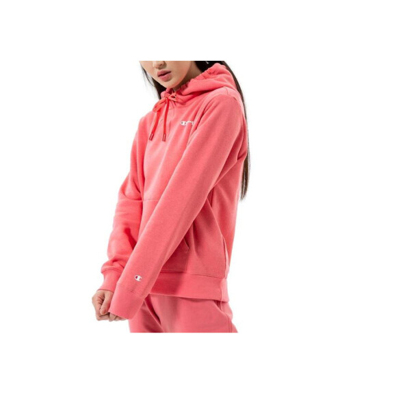 Bluza damska Champion HOODED SWEATSHIRT 115395PS171 Różowa - Rozmiar XL