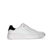 Buty męskie Skechers COURT BREAK SUIT SNEAKER 183175WHT Białe - Rozmiar 44
