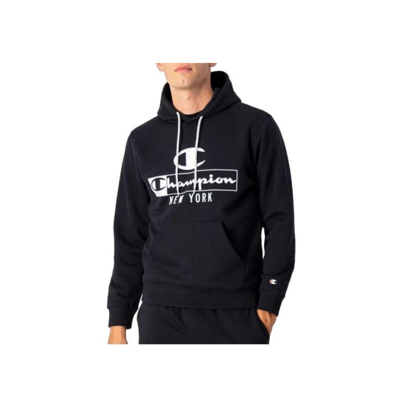 Bluza męska Champion HOODED SWEATSHIRT 217994KK001 Czarna - Rozmiar S