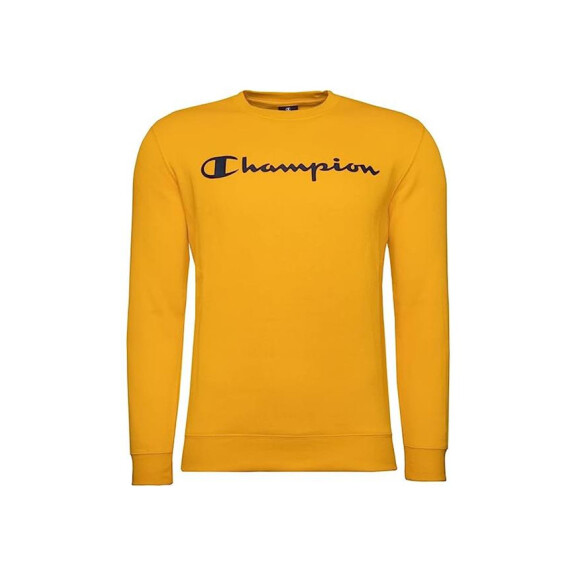Bluza męska Champion CREWNECK SWEATSHIRT 218283YS113 Żółta - Rozmiar M