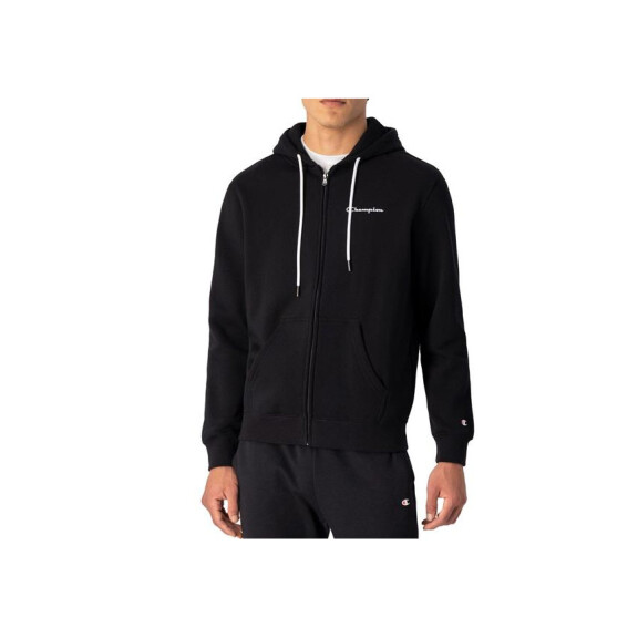 Bluza męska Champion HOODED FULL ZIP SWEAT 218289KK001 Czarna - Rozmiar M