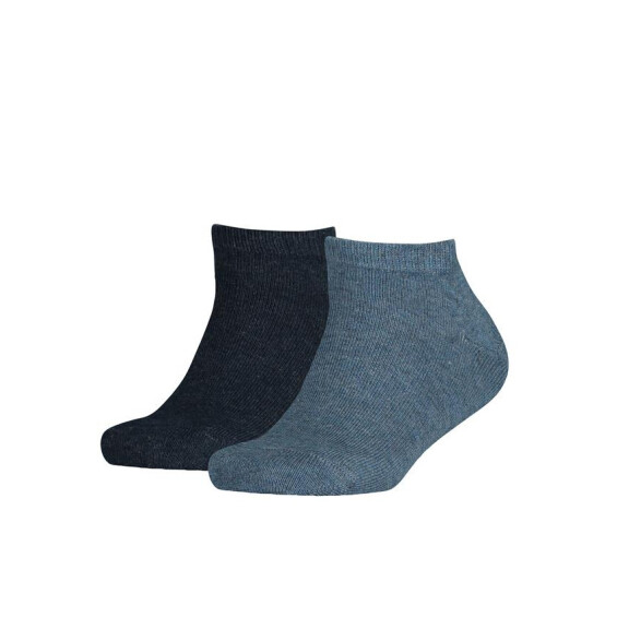 Skarpetki męskie Tommy Hilfiger TH CHILDREN SNEAKER 2P 301390356 Niebieskie - Rozmiar 35-38