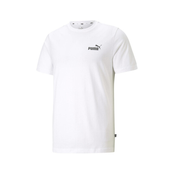 Koszulka męska Puma ESS SMALL LOGO TEE 58666802 Biała - Rozmiar 2XL