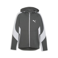 Bluza męska Puma EVOSTRIPE FULL-ZIP HOODIE 67899580 Szara - Rozmiar S