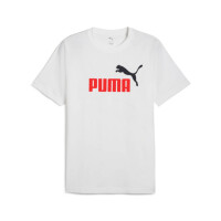 Koszulka męska Puma ESS 2 COLOR LOGO TEE 68470802 Biała - Rozmiar L