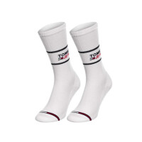 Skarpetki męskie Tommy Hilfiger TH UNI TJ SOCK 2P 701218704001 Białe - Rozmiar 43-46