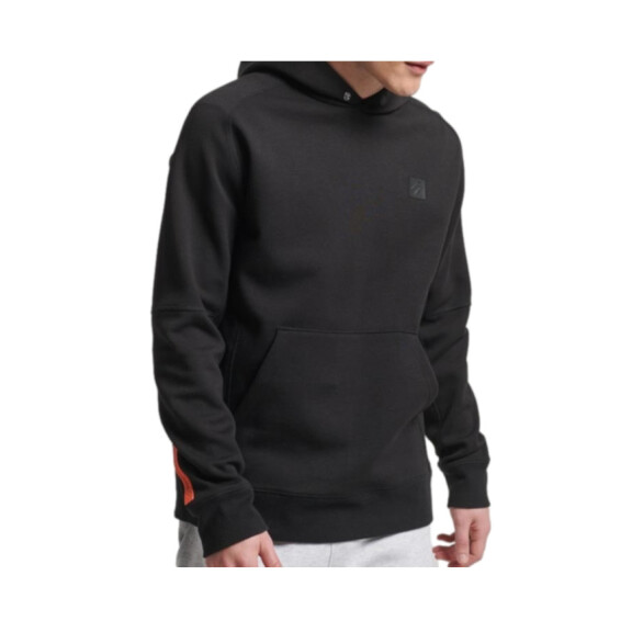 Bluza męska Superdry CODE TECH RELAXED HOOD M2013084A02A Czarna - Rozmiar L