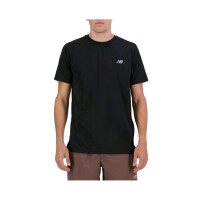 Koszulka męska New Balance S/S RUN T-SHIR BK MT41222BK Czarna - Rozmiar L