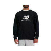 Bluza męska New Balance STACKED LOGO FREN BK MT41500BK Czarna - Rozmiar XL