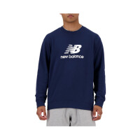 Bluza męska New Balance STACKED LOGO FREN NNY MT41500NNY Niebieska - Rozmiar XL