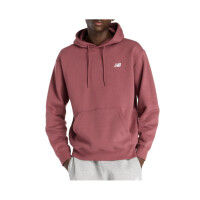 Bluza męska New Balance SPORT ESSENTIALS FLEECE HOODI WAD MT41511WAD Czerwona - Rozmiar S