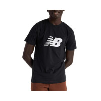 Koszulka męska New Balance SPORT JERSEY LOGO T-SHIRT BK MT43906BK Czarna - Rozmiar M