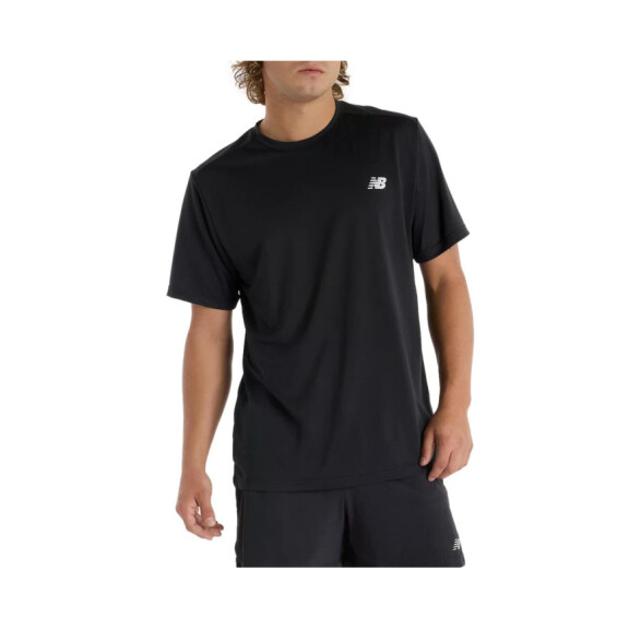 Koszulka męska New Balance SPORT SHORT SLEEVE T-SHIRT MT51801BK Czarna - Rozmiar 2XL