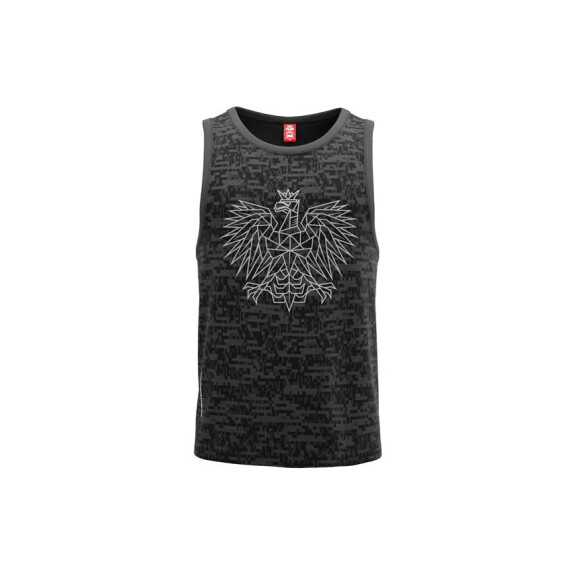 Koszulka męska Monotox TP EAGLE CAMO MX22087 Szara - Rozmiar 2XL