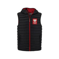 Kamizelka męska Monotox VEST INSULATOR BLACK / RED MX23082 Czarna - Rozmiar 2XL