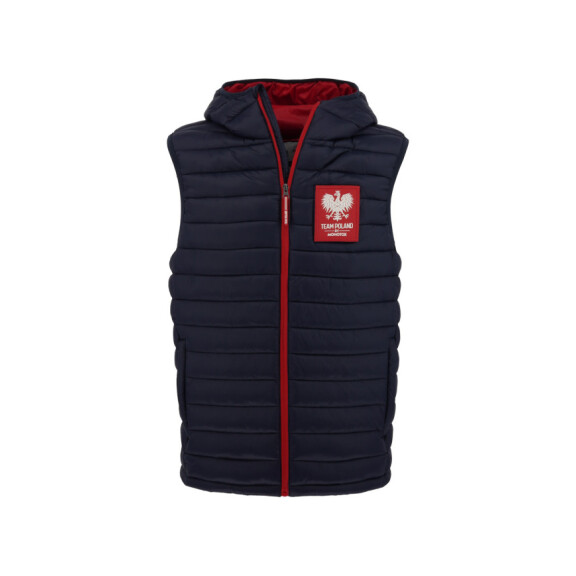 Kamizelka męska Monotox VEST INSULATOR NAVY / RED MX23084 Granatowa - Rozmiar L