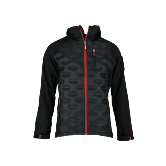 Kurtka męska Monotox HYBRIDO BLACK / RED MX23100 Czerwona - Rozmiar L