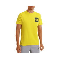 Koszulka męska The North Face M FINE TEE NF00CEQ57601 Żółta - Rozmiar 2XL