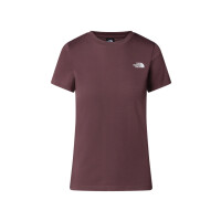 Koszulka damska The North Face W SS SD SLIM TEE NF0A87NHBQ7 Brązowa - Rozmiar M