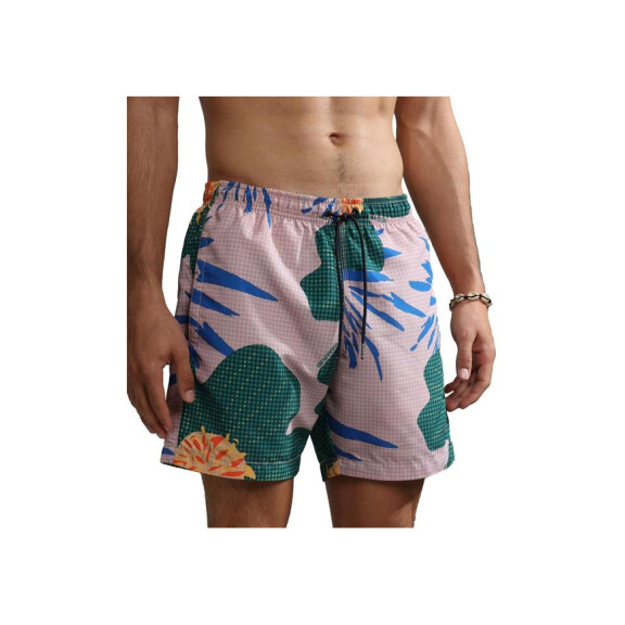 Szorty męskie Napapijri V-VAIL 1 NP0A4GZ8FM6 Różowe - Rozmiar M