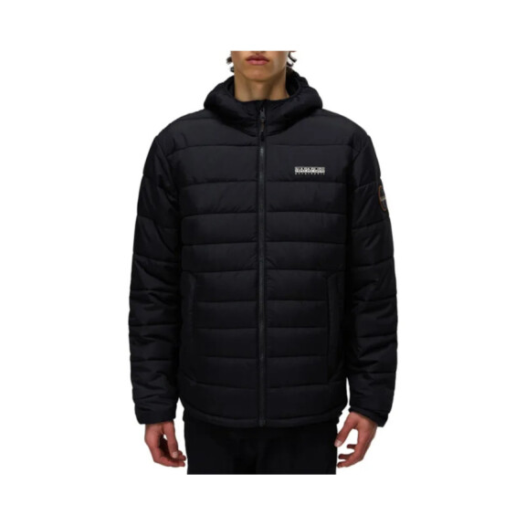 Kurtka męska Napapijri A-GESAR H NP0A88U3941 Czarna - Rozmiar L