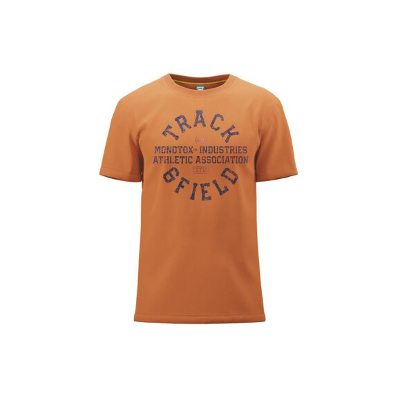 Koszulka męska Monotox TRACK&FIELD PAPRIKA MX22080 Pomarańczowa - Rozmiar S