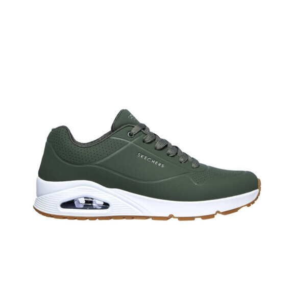 Buty męskie Skechers UNO STAND ON AIR 52458OLV Zielone - Rozmiar 46