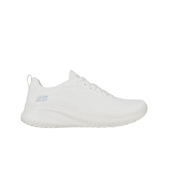 Buty damskie Skechers BOBS SQUAD CHAOS 117209OFWT Białe - Rozmiar 40