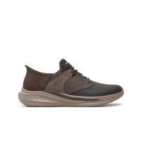 Buty męskie Skechers SLADE MACKLIN 210890CHOC Brązowe - Rozmiar 41