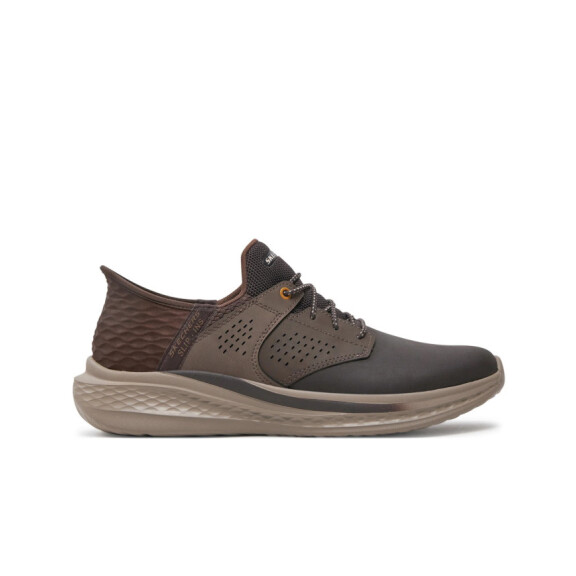 Buty męskie Skechers SLADE MACKLIN 210890CHOC Brązowe - Rozmiar 41