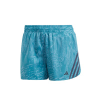 Szorty damskie adidas Performance RI 3S AOP SHORT IL1741 Niebieskie - Rozmiar M