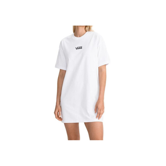 Koszulka damska Vans WM CENTER VEE TEE DR VN0A4RU2WHT1 Biała - Rozmiar S