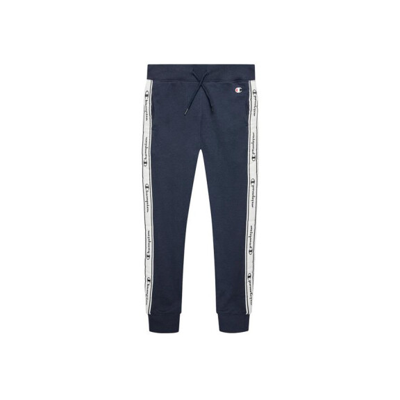 Spodnie dziecięce Champion RIB CUFF PANTS 305919BS501 Niebieskie - Rozmiar 174-179