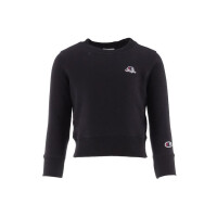 Bluza dziecięca Champion CREWNECK CROPTOP SWEATSHIRT 404332KK001 Czarna - Rozmiar 150-155
