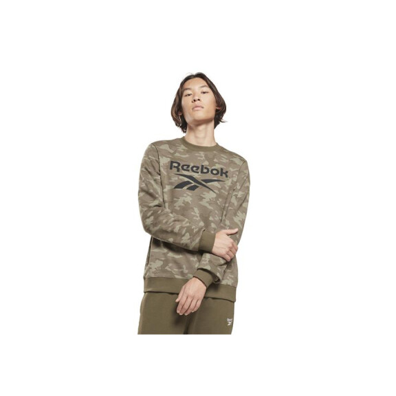 Bluza męska Reebok ID CAMO CREW HE8173 Zielona - Rozmiar L