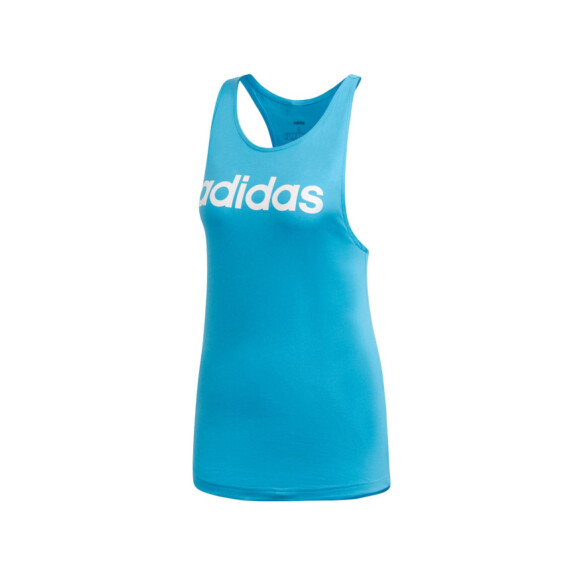 Koszulka damska adidas Performance W E LIN LOOS TK DU0627 Niebieska - Rozmiar S