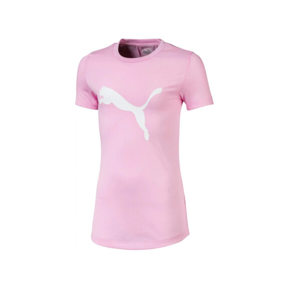 Koszulka damska Puma ATHLETICS LOGO TEE 85468121 Różowa - Rozmiar L
