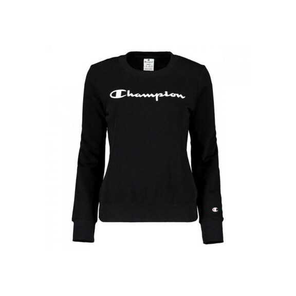 Bluza damska Champion CREWNECK SWEATSHIRT 112585KK001 Czarna - Rozmiar XS