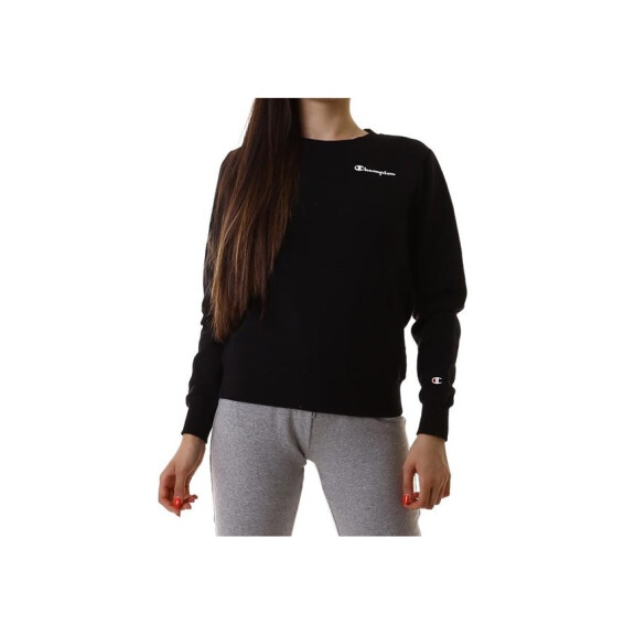 Bluza damska Champion CREWNECK SWEATSHIRT 114422KK001 Czarna - Rozmiar XS