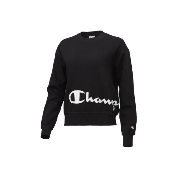 Bluza damska Champion CREWNECK SWEATSHIRT 114423KK001 Czarna - Rozmiar XS