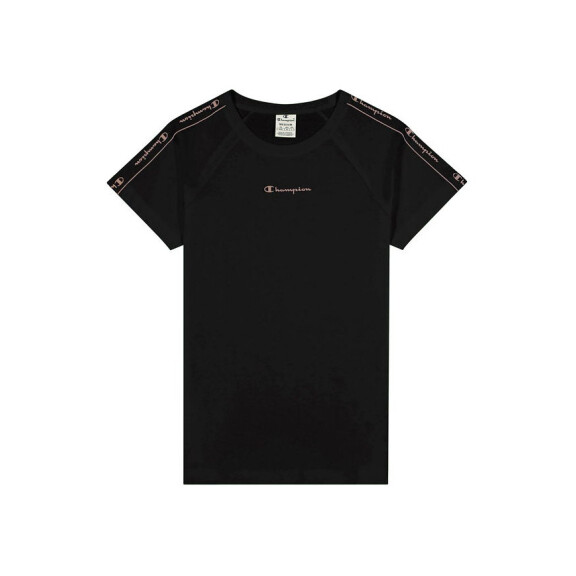 Koszulka damska Champion CREWNECK T-SHIRT 114720KK001 Czarna - Rozmiar L
