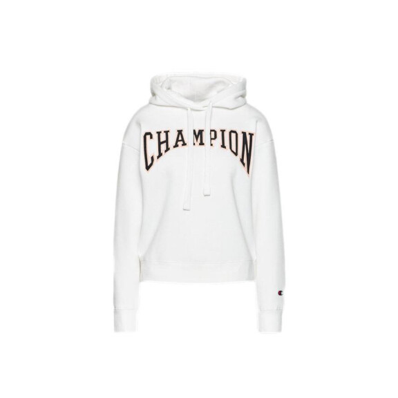 Bluza damska Champion HOODED SWEATSHIRT 114766WW001 Biała - Rozmiar S
