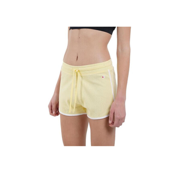 Szorty damskie Champion SHORTS 114916YS105 Żółte - Rozmiar XS