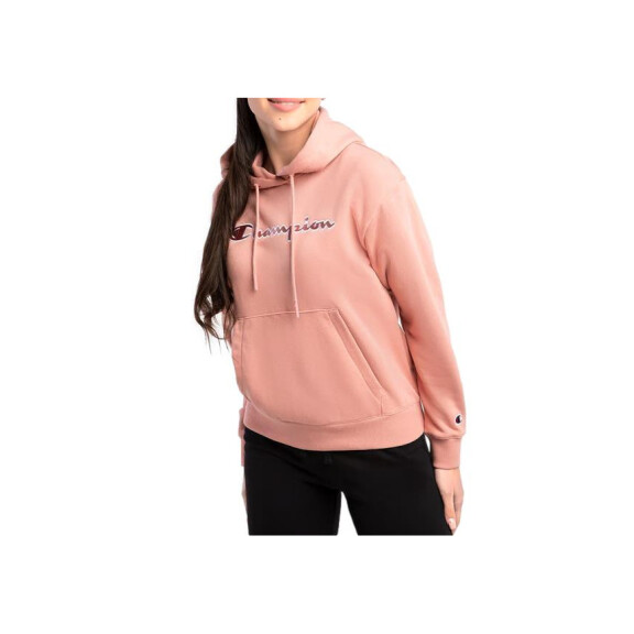 Bluza damska Champion HOODED SWEATSHIRT 114919PS092 Różowa - Rozmiar XS