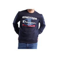 Bluza męska Champion CREWNECK SWEATSHIRT 216604BS501 Niebieska - Rozmiar M