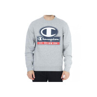Bluza męska Champion CREWNECK SWEATSHIRT 216604EM006 Szara - Rozmiar S